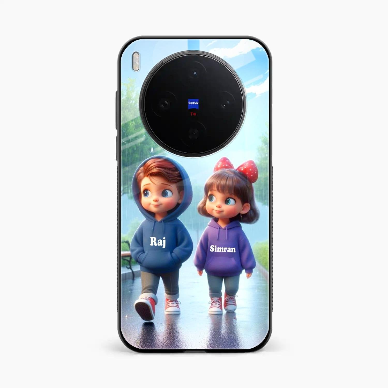 Couple Glass Case Cover For Vivo X300 5G