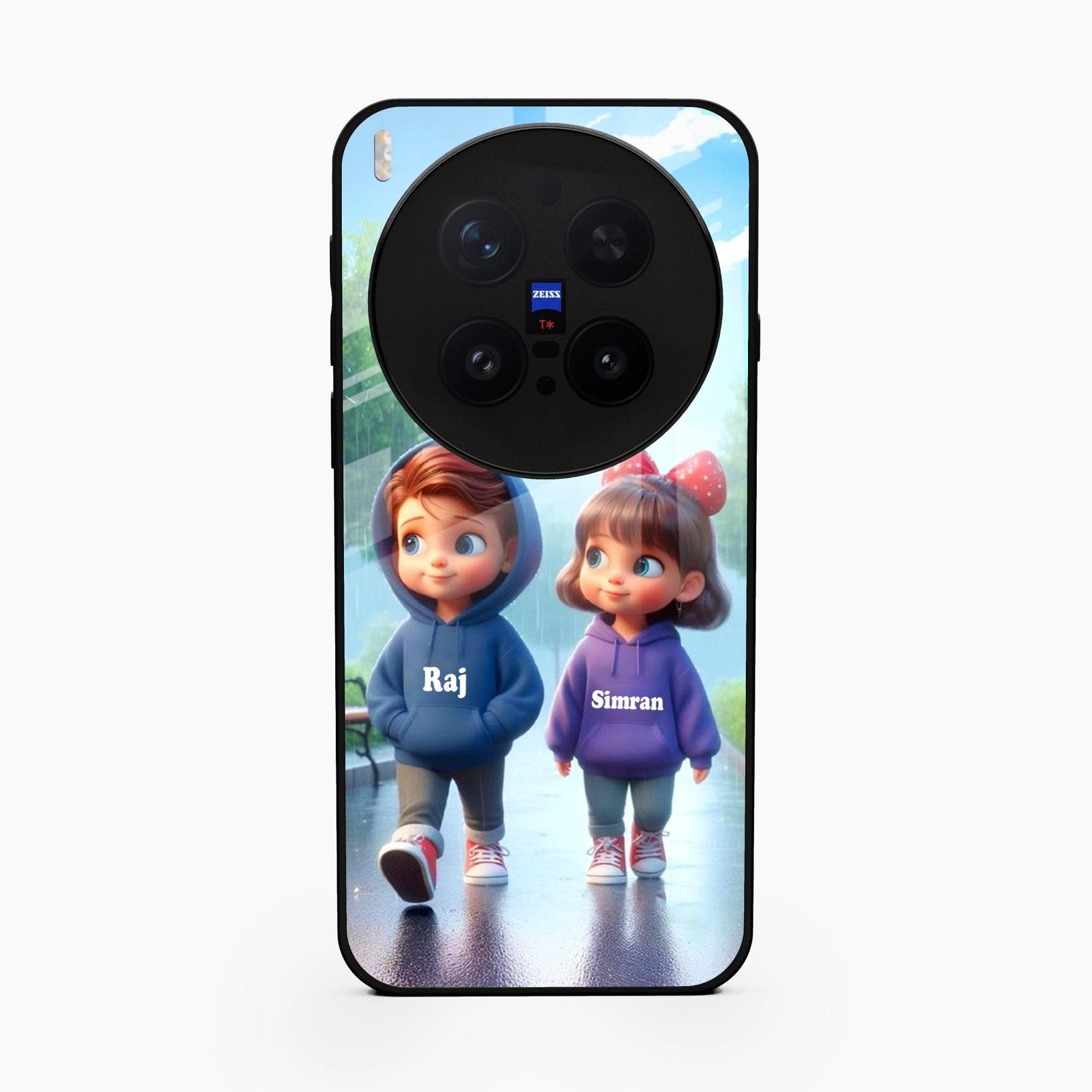 Couple Glass Case Cover For Vivo X300 Pro 5G