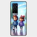 Couple Glass Case Cover For Vivo X60 Pro Plus 5G