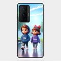 Couple Glass Case Cover For Vivo X70 Pro 5G
