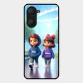 Couple Glass Case Cover For Vivo Y18T