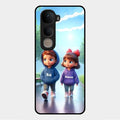 Couple Glass Case Cover For Vivo Y400 5G