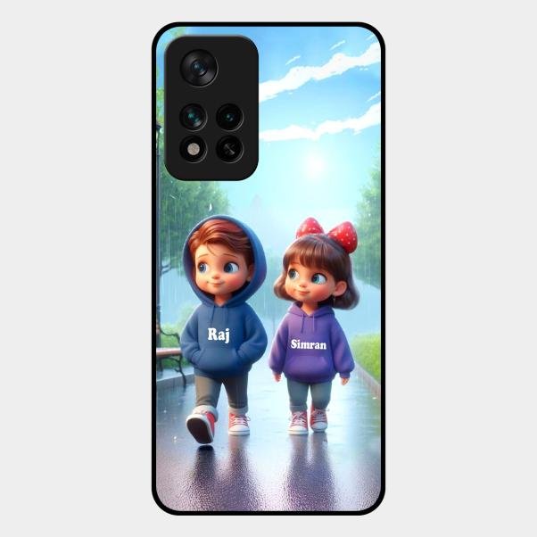 Couple Glass Case Cover For Xiaomi 11I 5G