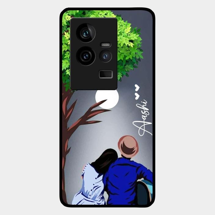couple glass case cover v2 for Iqoo 11 5G