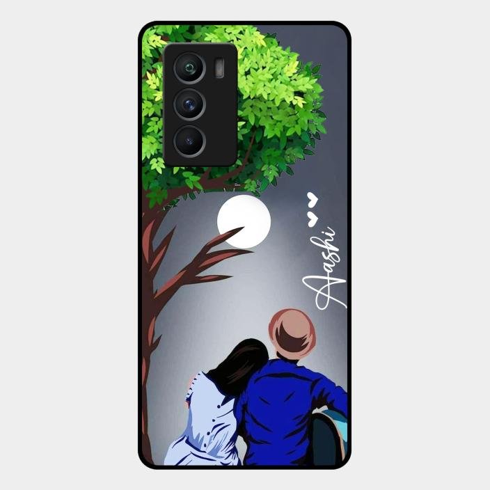 couple glass case cover v2 for Iqoo 9 Se 5G
