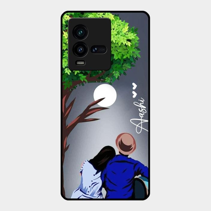couple glass case cover v2 for Iqoo 9T 5G