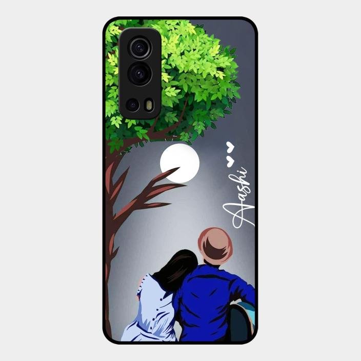 couple glass case cover v2 for Iqoo Z3 5G