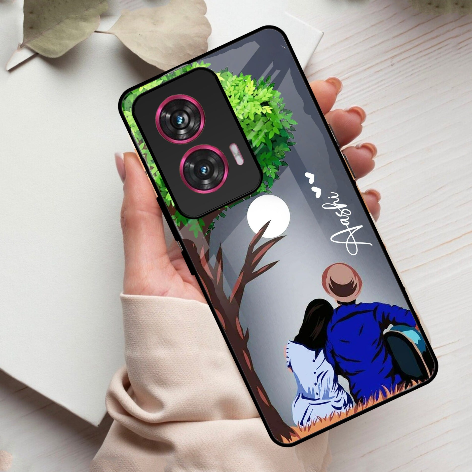 Couple Glass Case Cover For Redmi 9A / Redmi 9i / Redmi 9A Sport - ShopOnCliQ