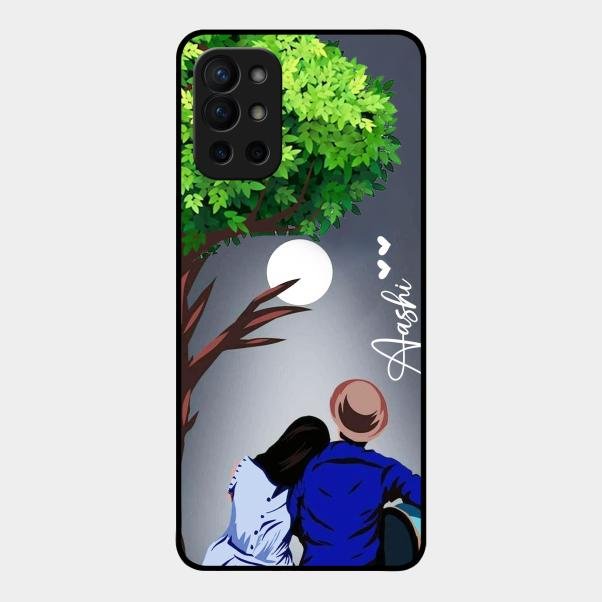 couple glass case cover v2 for Oneplus 9R 5G