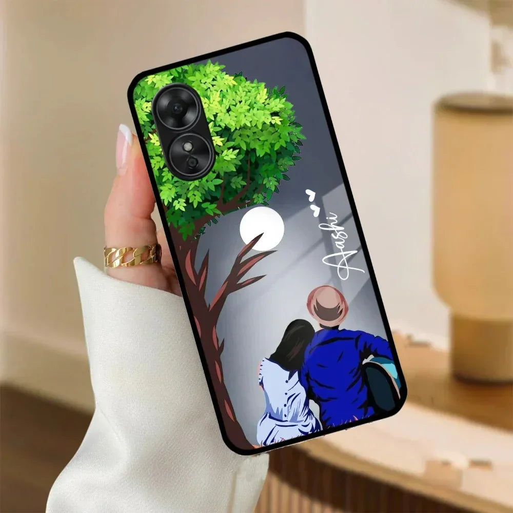 Couple Glass Case Cover For Oppo - ShopOnCliQ