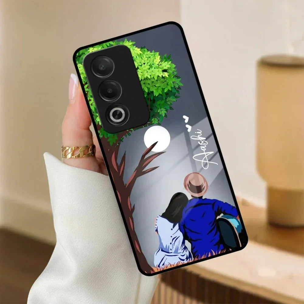 Couple Glass Case Cover For Oppo - ShopOnCliQ
