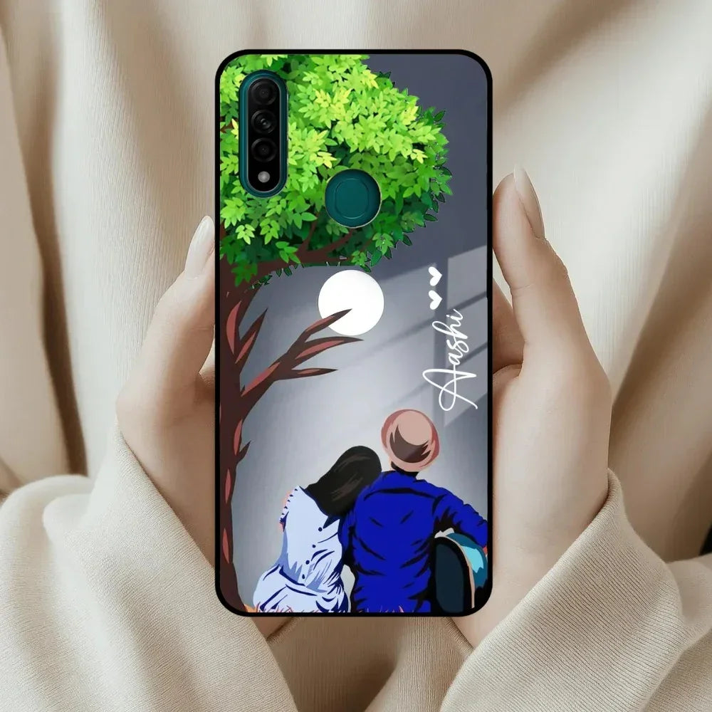 Couple Glass Case Cover For Oppo - ShopOnCliQ