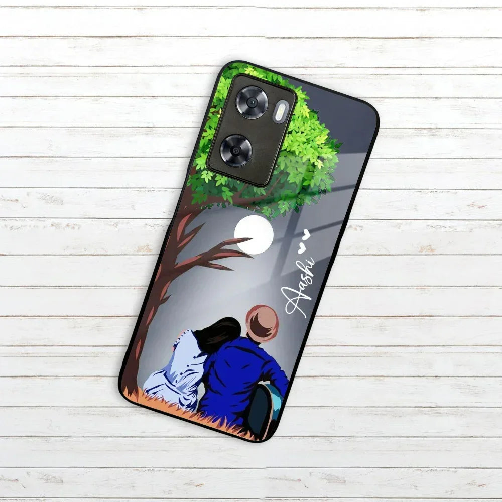 Couple Glass Case Cover For Oppo - ShopOnCliQ