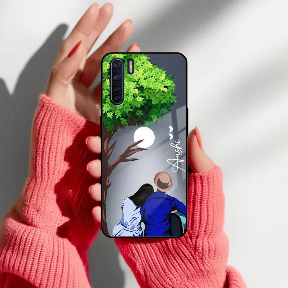 Couple Glass Case Cover For Oppo - ShopOnCliQ