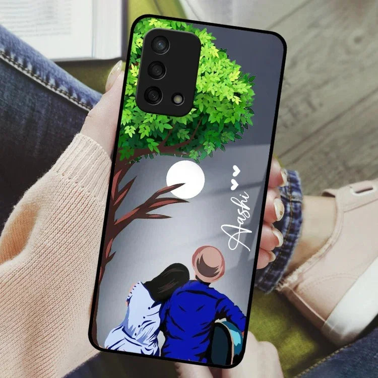 Couple Glass Case Cover For Oppo - ShopOnCliQ