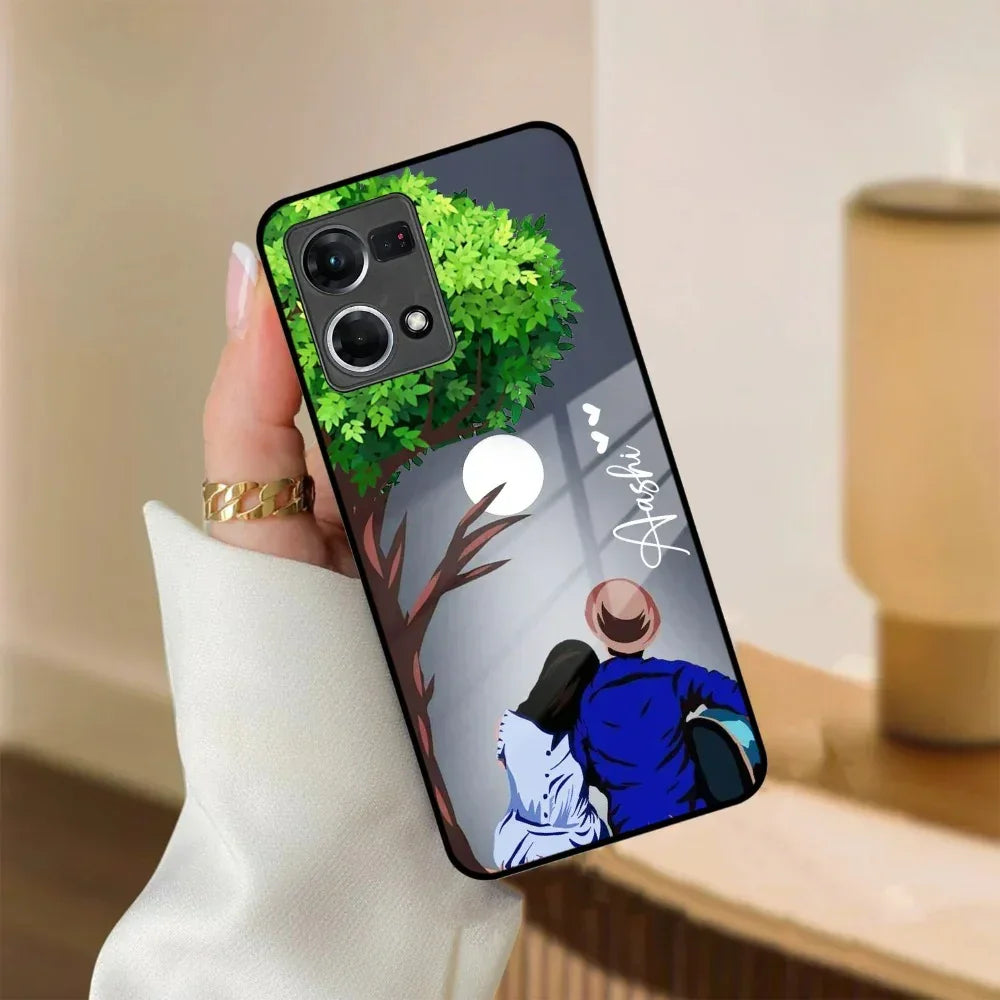 Couple Glass Case Cover For Oppo - ShopOnCliQ