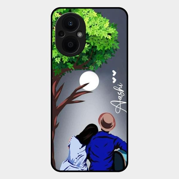 couple glass case cover v2 for Oppo F21S Pro 5G