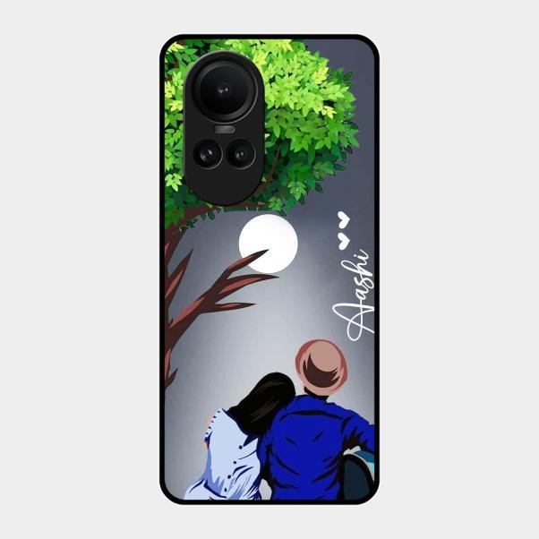 couple glass case cover v2 for Oppo Reno 10 5G