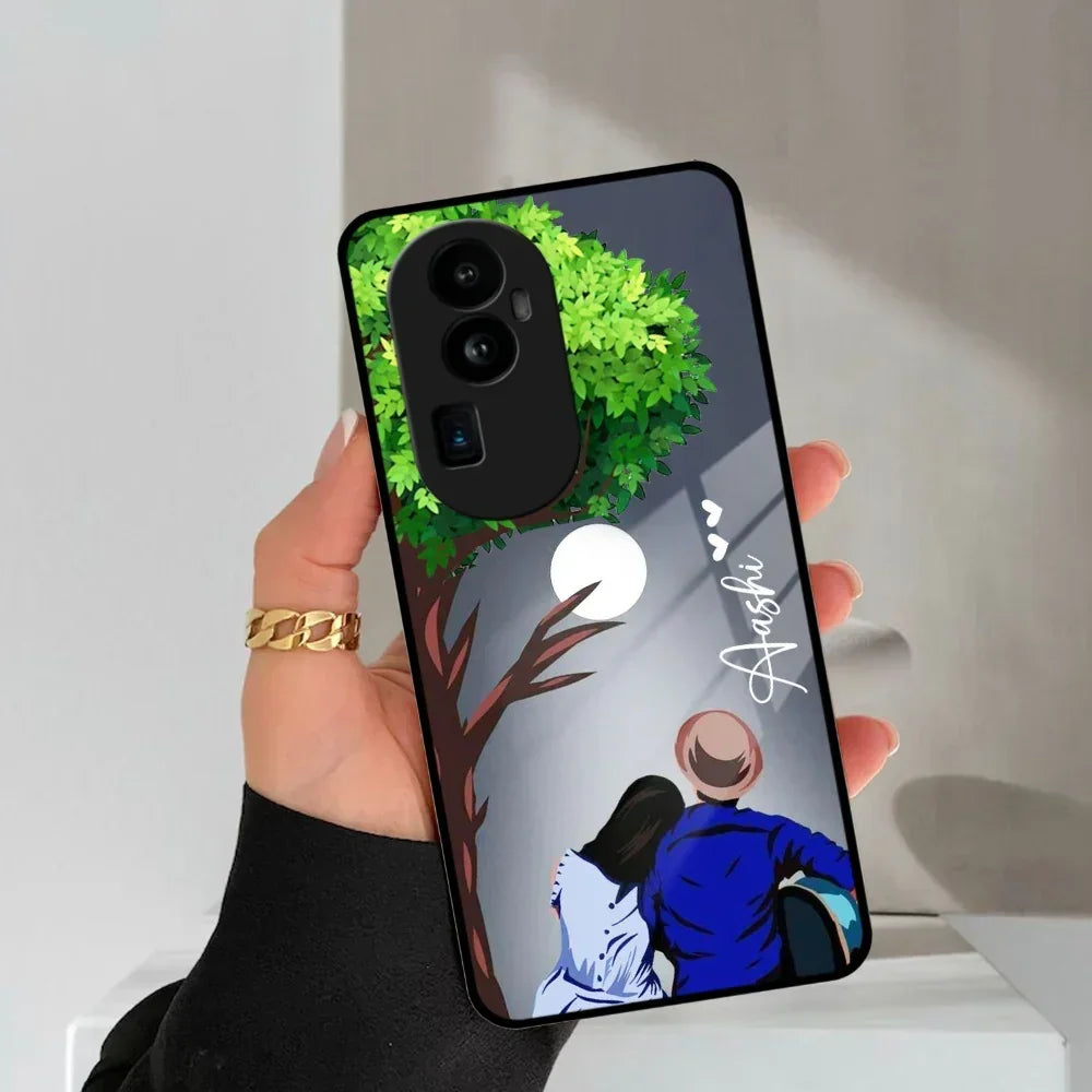 Couple Glass Case Cover For Oppo - ShopOnCliQ