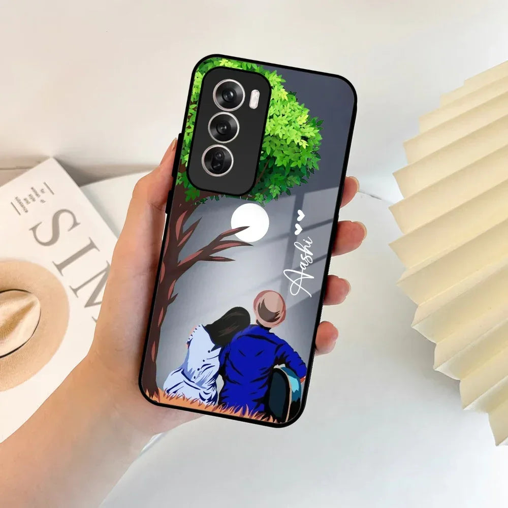 Couple Glass Case Cover For Oppo - ShopOnCliQ