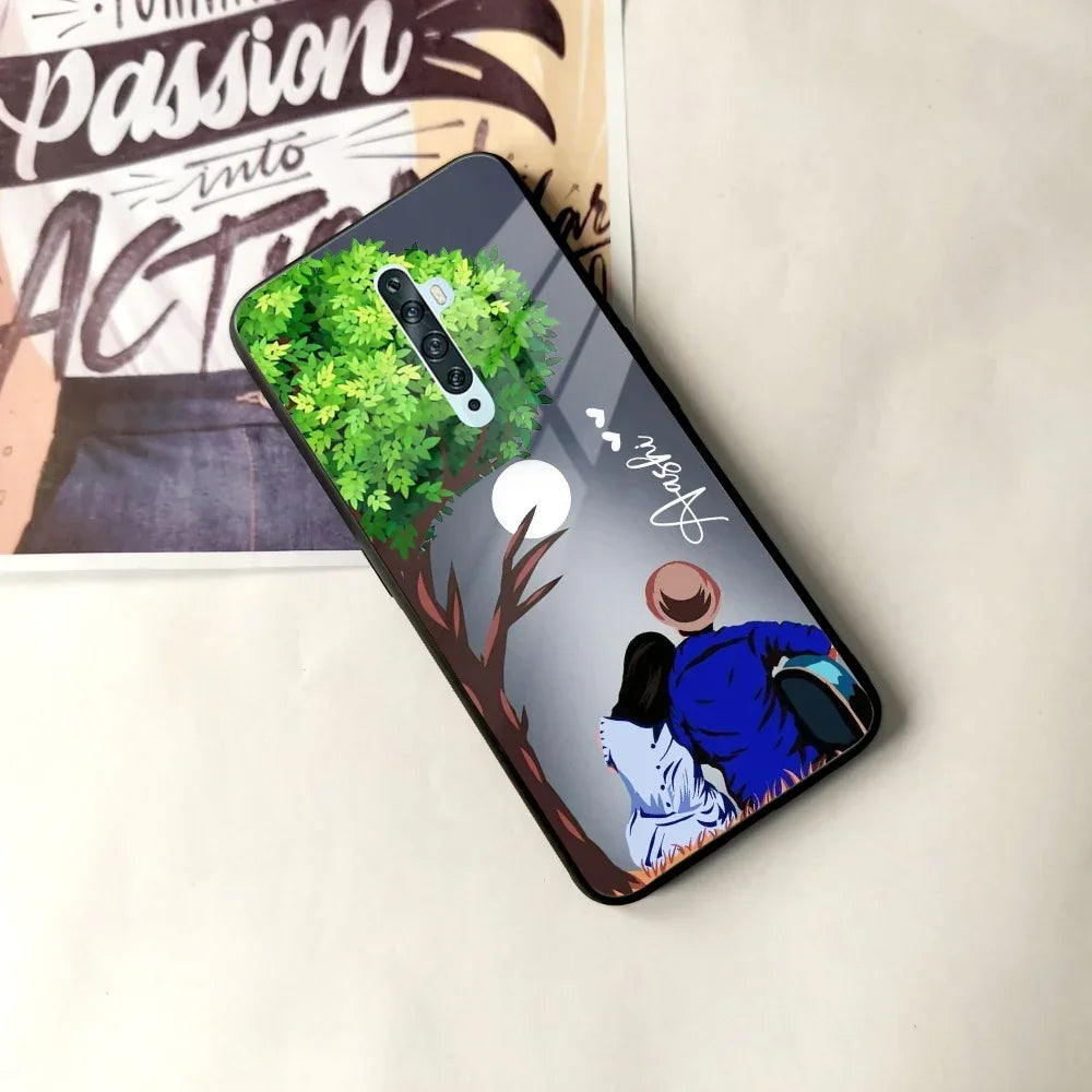 Couple Glass Case Cover For Oppo - ShopOnCliQ
