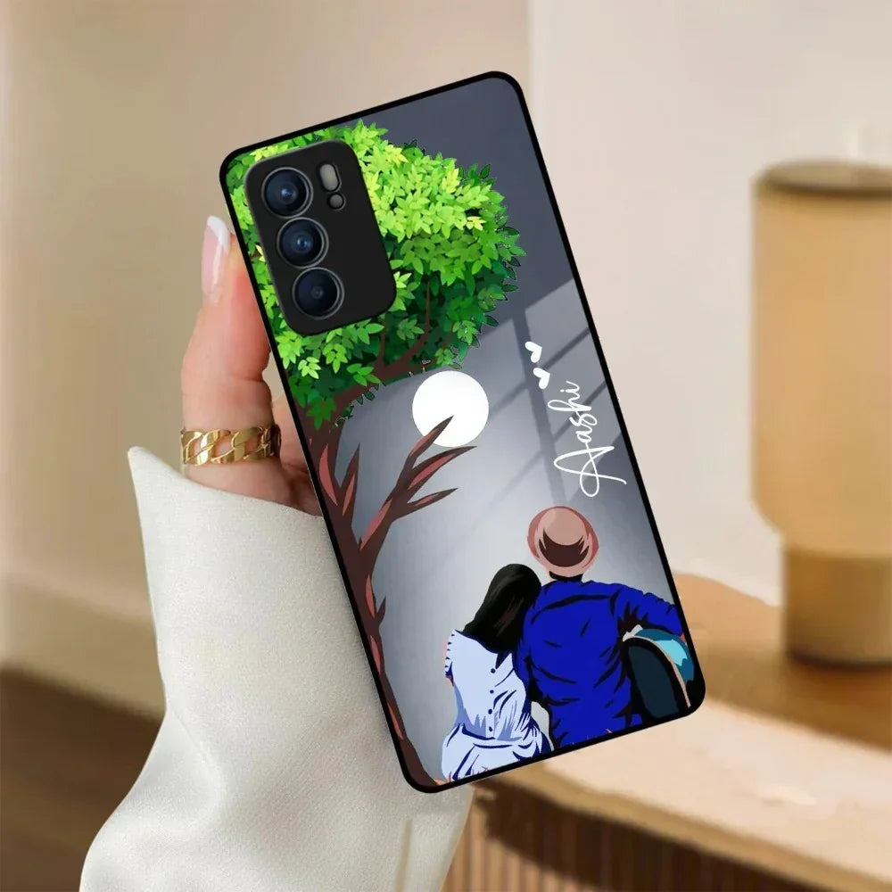 Couple Glass Case Cover For Oppo - ShopOnCliQ
