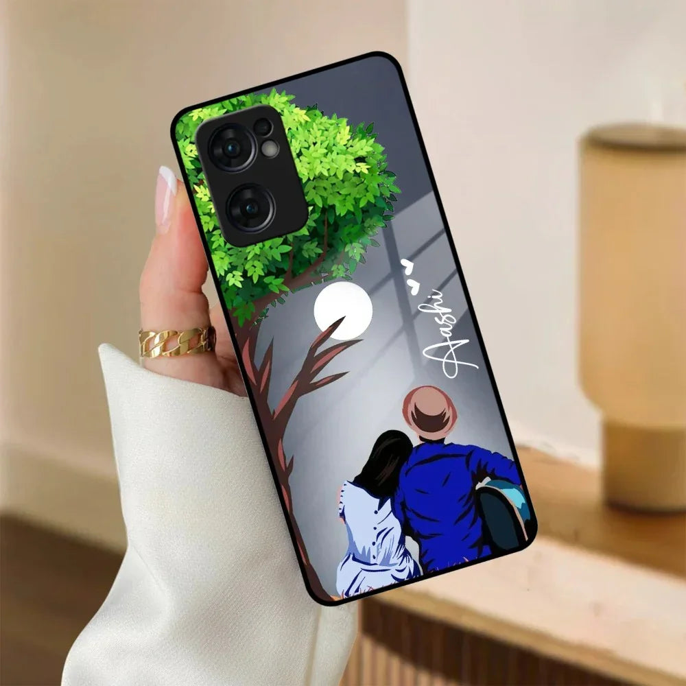 Couple Glass Case Cover For Oppo - ShopOnCliQ