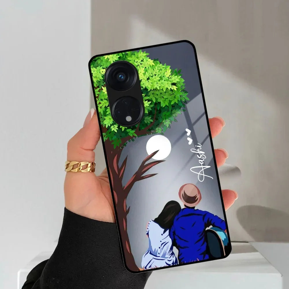 Couple Glass Case Cover For Oppo - ShopOnCliQ