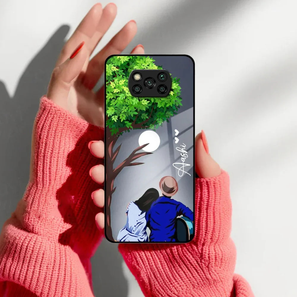 Couple Glass Case Cover For Poco - ShopOnCliQ