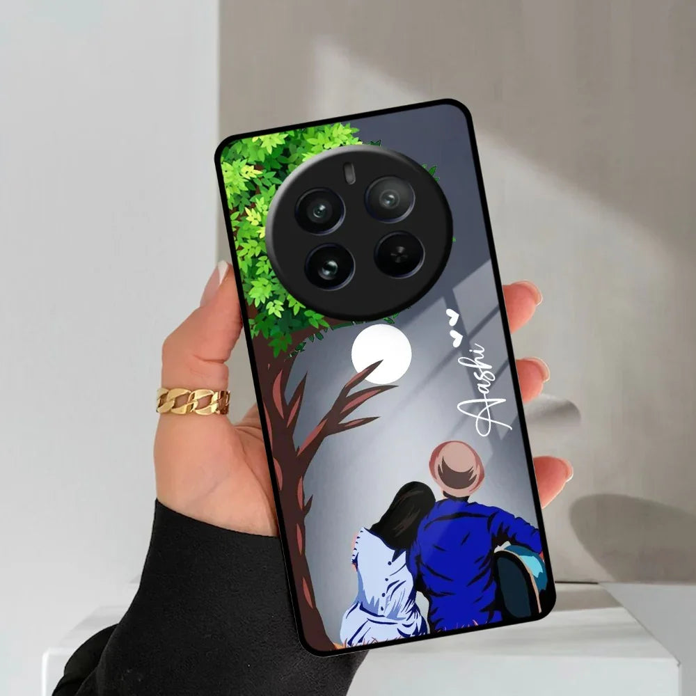 Couple Glass Case Cover For Realme/Narzo - ShopOnCliQ