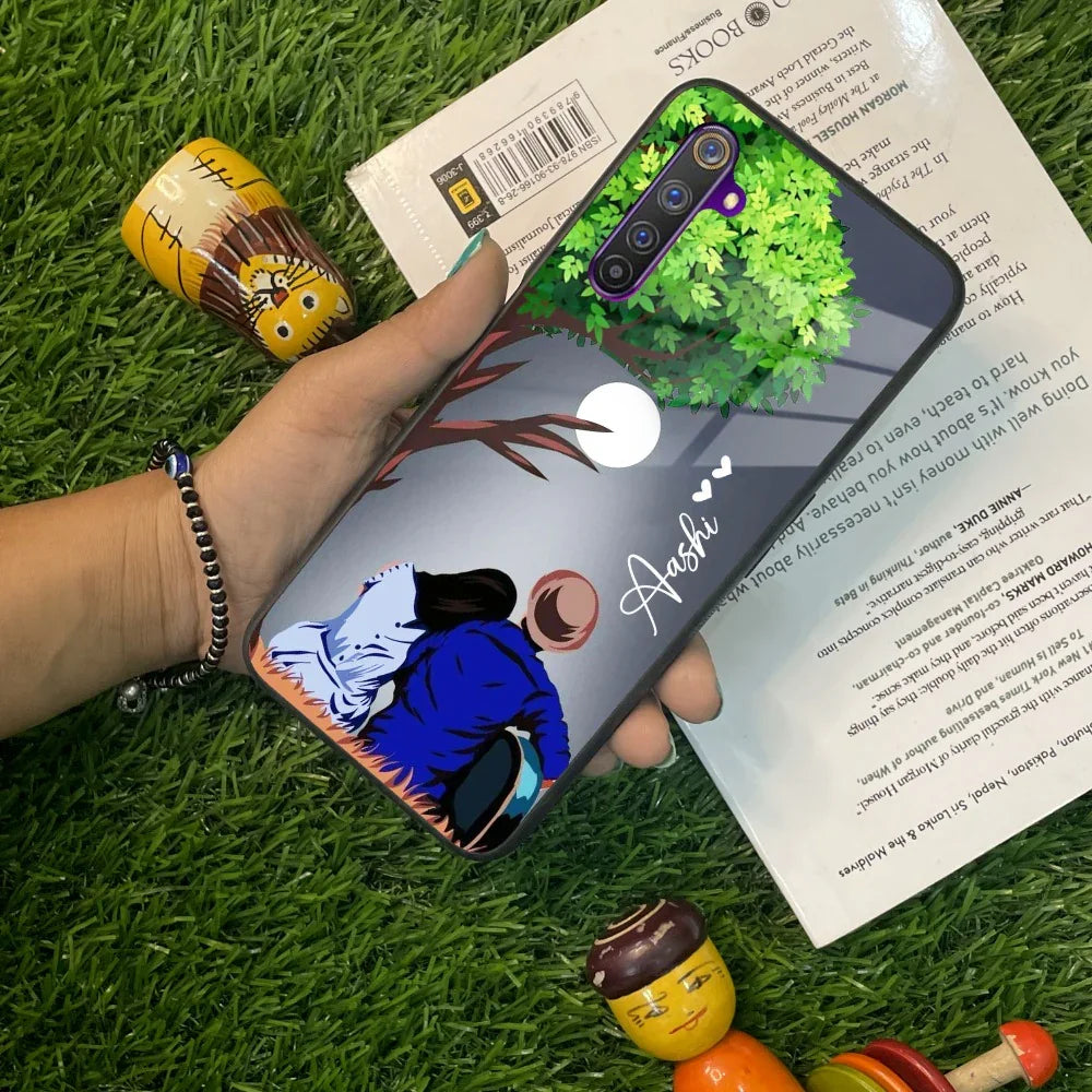 Couple Glass Case Cover For Realme/Narzo - ShopOnCliQ