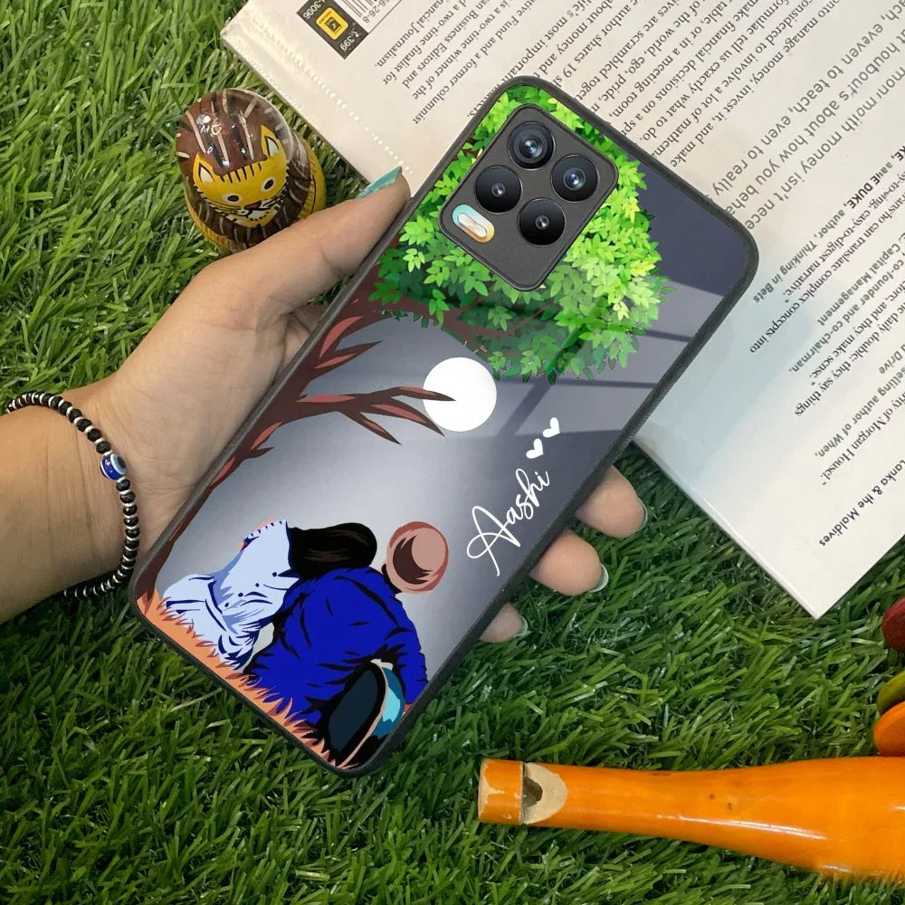 Couple Glass Case Cover For Realme/Narzo - ShopOnCliQ