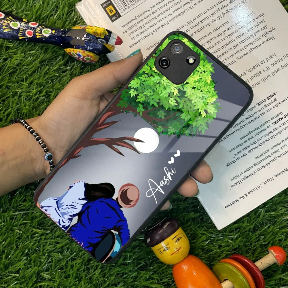 Couple Glass Case Cover For Realme/Narzo - ShopOnCliQ