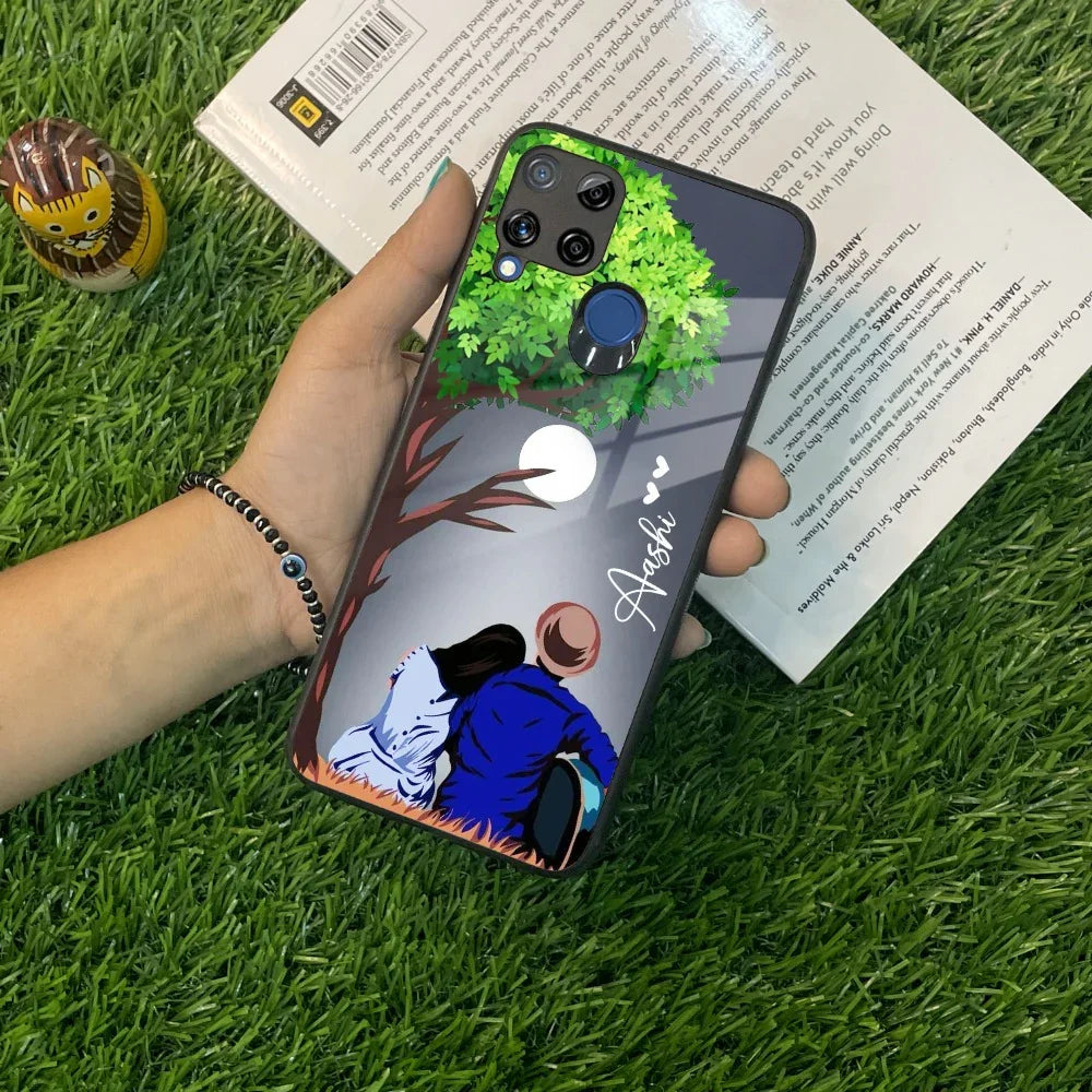 Couple Glass Case Cover For Realme/Narzo - ShopOnCliQ