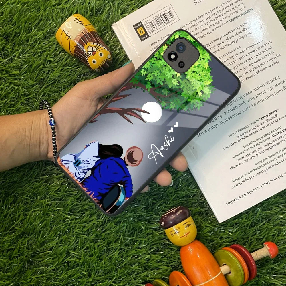 Couple Glass Case Cover For Realme/Narzo - ShopOnCliQ