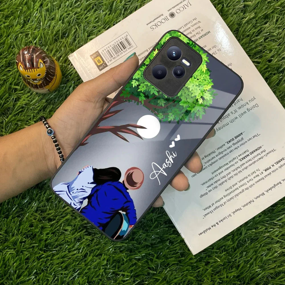 Couple Glass Case Cover For Realme/Narzo - ShopOnCliQ