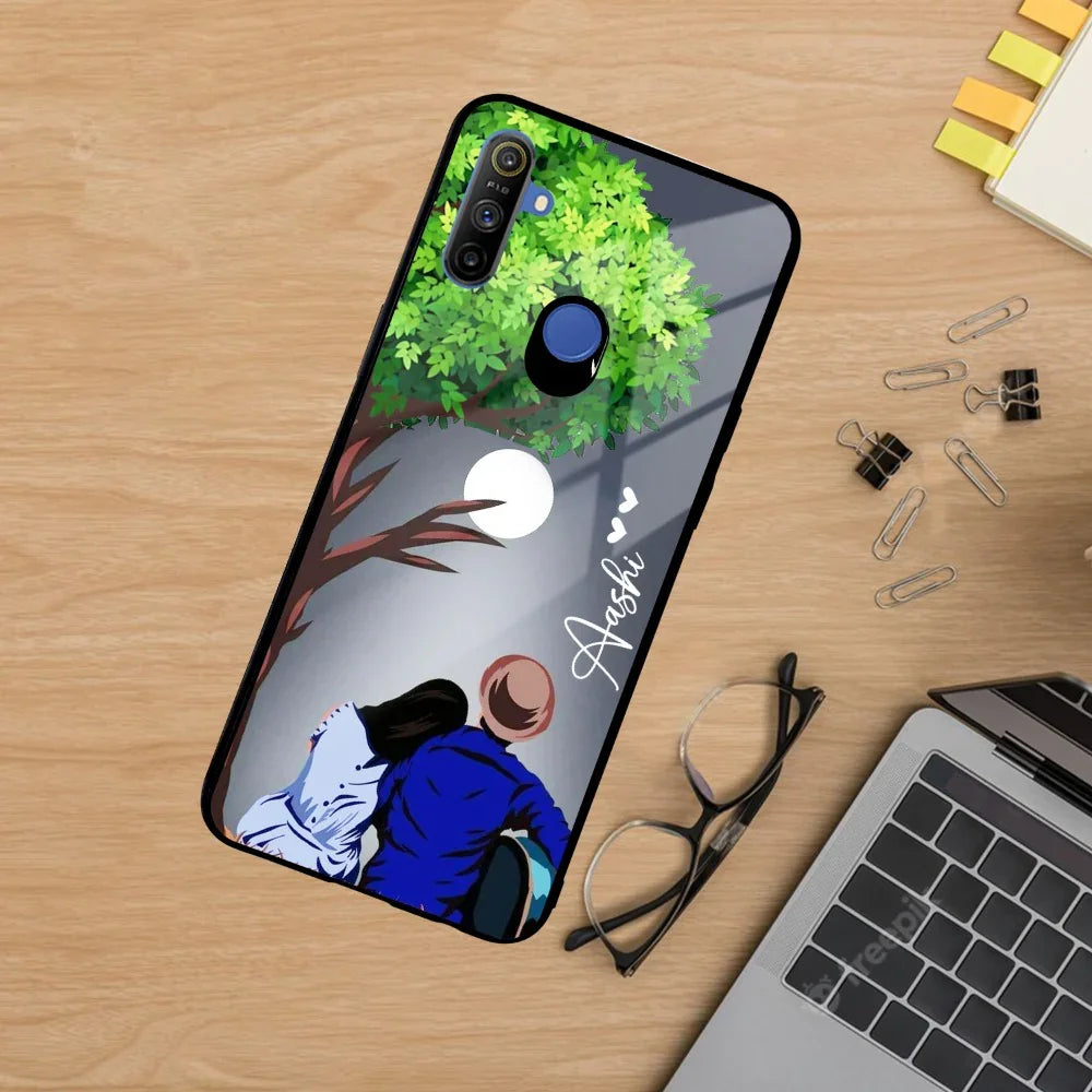 Couple Glass Case Cover For Realme/Narzo - ShopOnCliQ