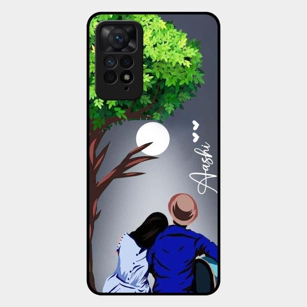 couple glass case cover v2 for Redmi Note 11 Pro Plus 5G