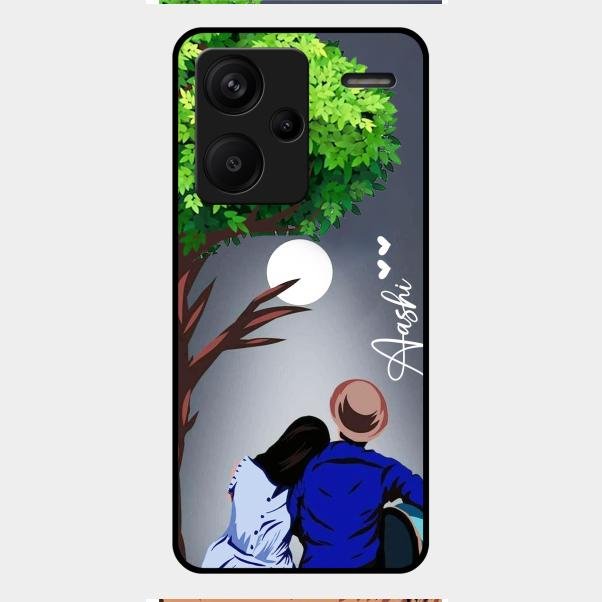 couple glass case cover v2 for Redmi Note 13 Pro Plus 5G