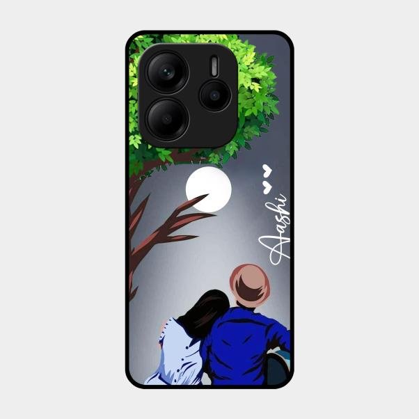 couple glass case cover v2 for Redmi Note 14 5G