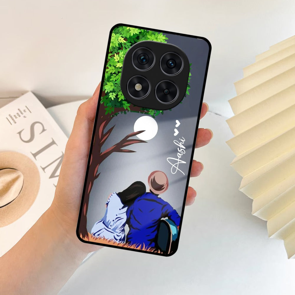 Couple Glass Case Cover For Poco