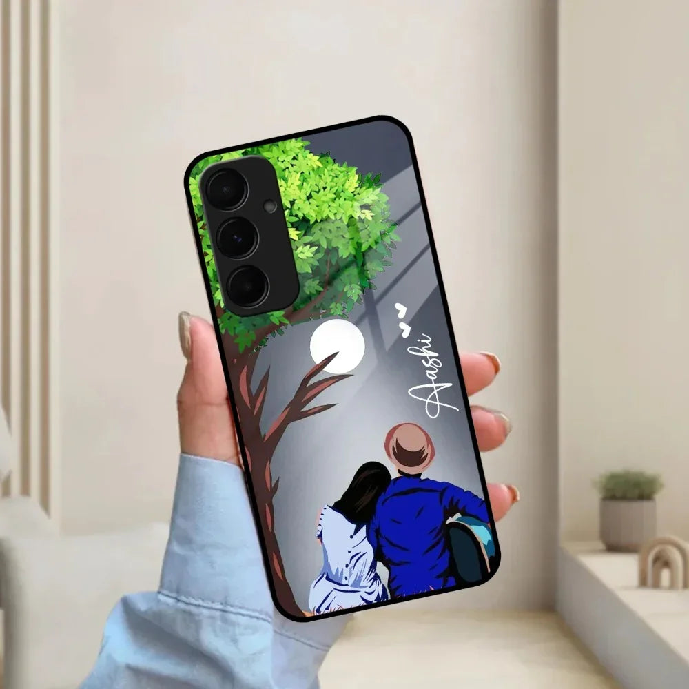 Couple Glass Case Cover For Samsung - ShopOnCliQ