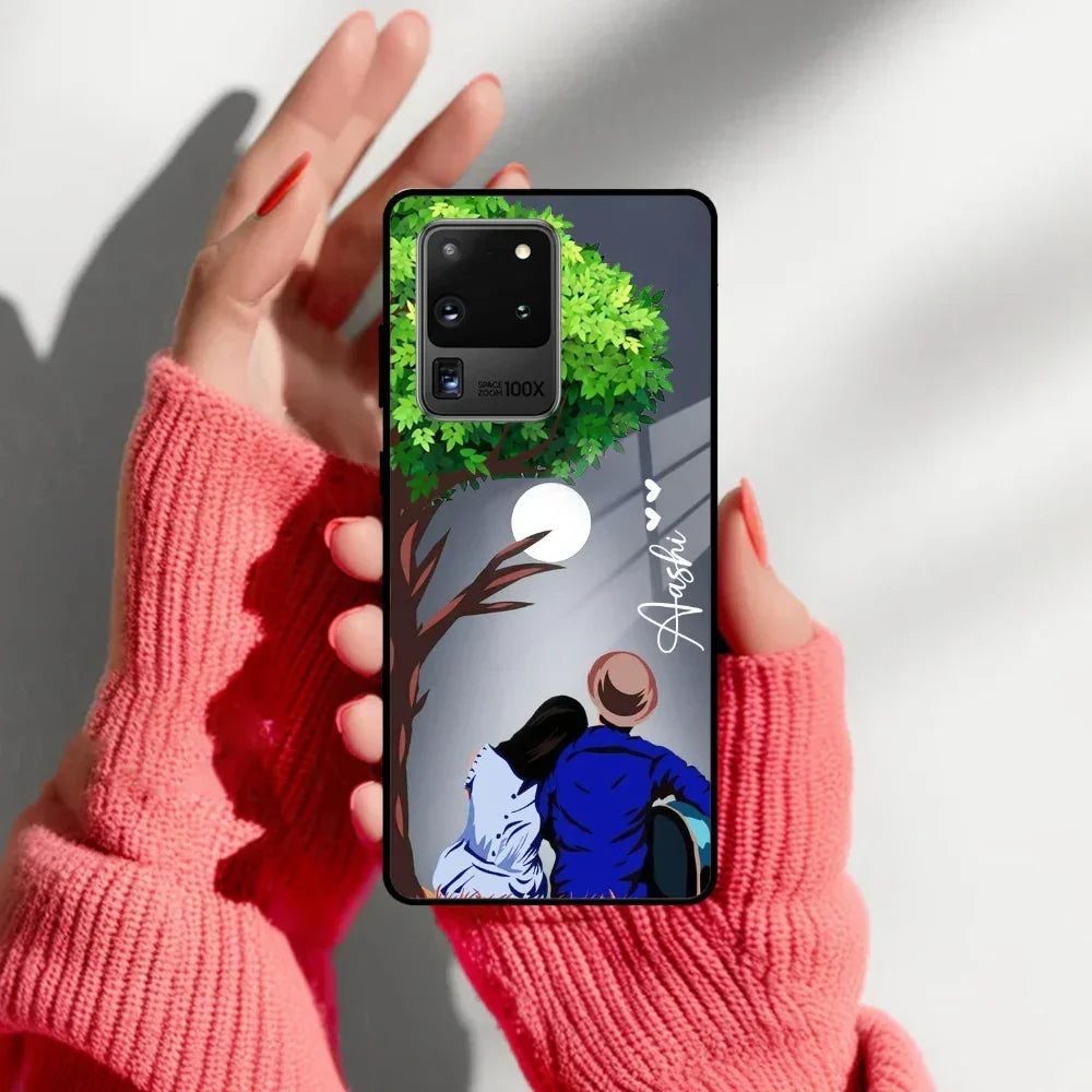 Couple Glass Case Cover For Samsung - ShopOnCliQ
