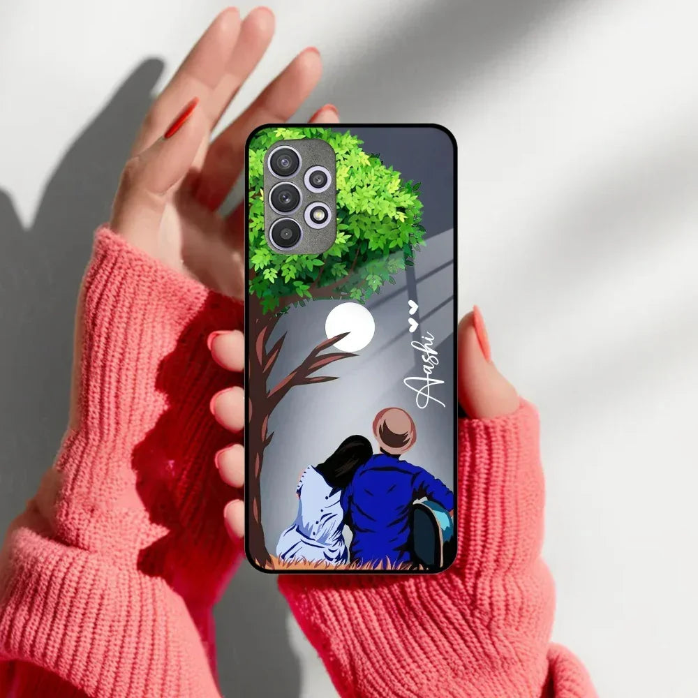 Couple Glass Case Cover For Samsung - ShopOnCliQ