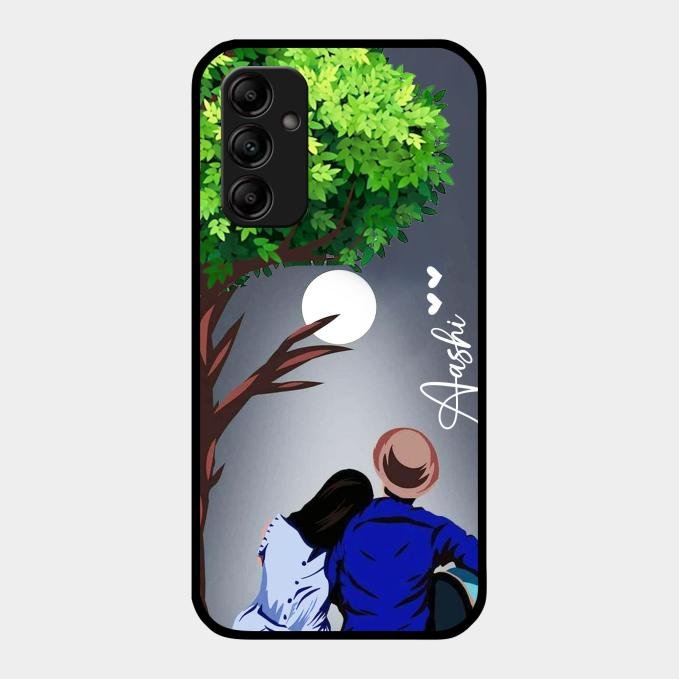couple glass case cover v2 for Samsung Galaxy M14 5G