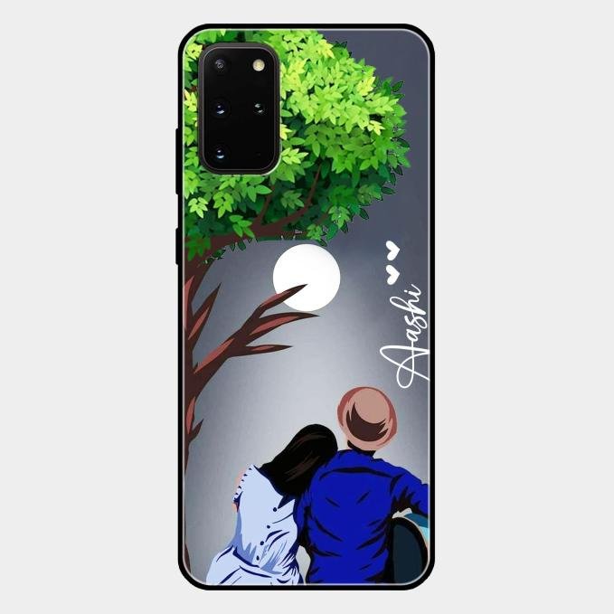 couple glass case cover v2 for Samsung Galaxy S20 Plus