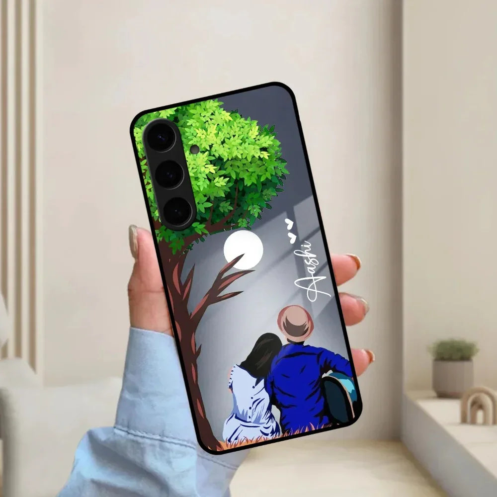 Couple Glass Case Cover For Samsung - ShopOnCliQ