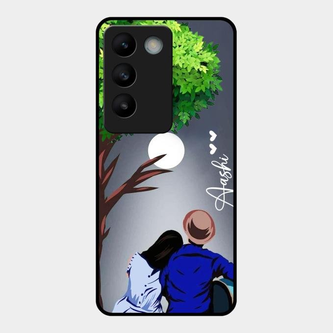couple glass case cover v2 for Vivo T3 5G