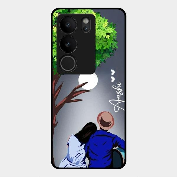 couple glass case cover v2 for Vivo V29 5G