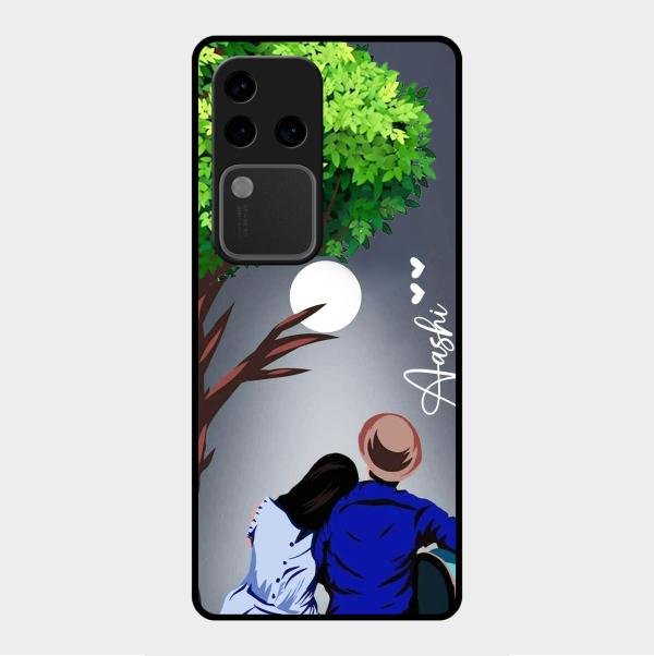 couple glass case cover v2 for Vivo V30 Pro 5G